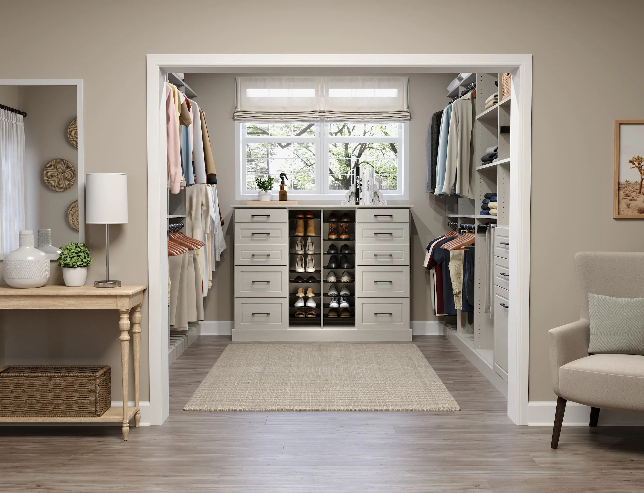 Master Walk-In with Window