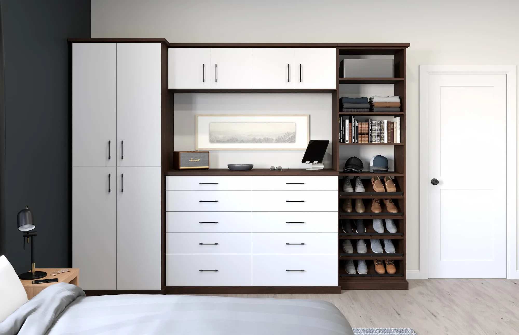 Bedroom Wardrobe, Straight-On
